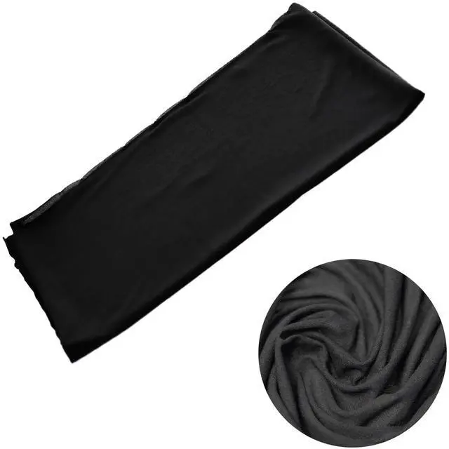 Main image of Speaker Grill Cloth, Black Stereo Mesh Fabric for Home Theater, Stage, KTV, Vintage & Automotive Speakers Repair - 69" x 39" (175 x 100 cm)