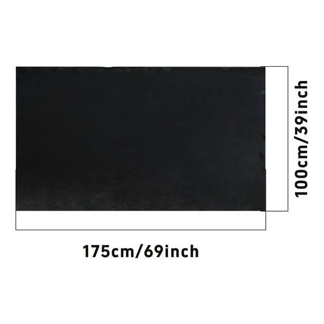 Alt view image 2 of 6 - Speaker Grill Cloth, Black Stereo Mesh Fabric for Home Theater, Stage, KTV, Vintage & Automotive Speakers Repair - 69" x 39" (175 x 100 cm)