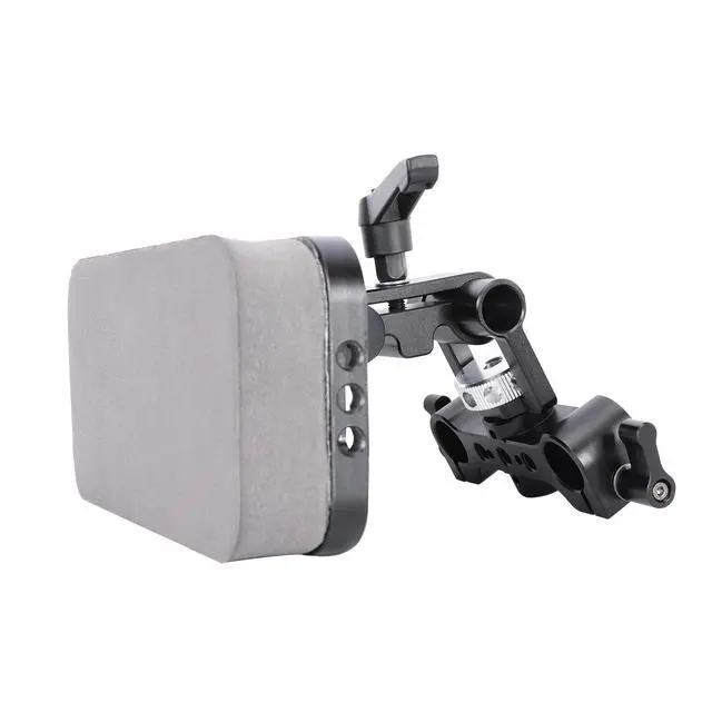 Alt view image 5 of 6 - Camera Chest Pad Mount for 15mm DSLR Handheld Steady Shooting-619 | with Mounting Cheese Plate, Adjustable Magic Arm, 15mm Rod Clamp