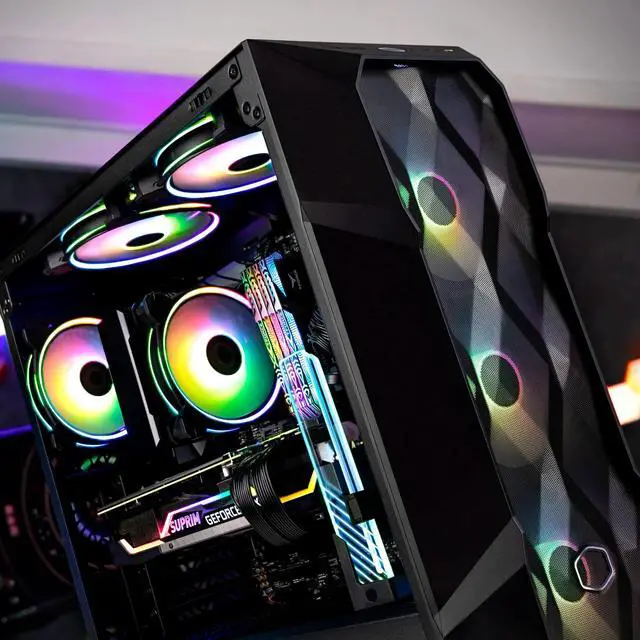 Alt view image 2 of 6 - MasterFan MF120 Halo2 ARGB: Case & Cooling Fan, Dual Ring Addressable RGB Lighting, Rifle Bearing, Enlarged Air Balance Blades with Jam Sensor Protection & Upgraded Driver IC - 120mm