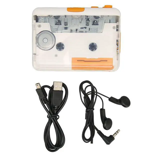 Alt view image 5 of 6 - Portable Cassette Player, Cassette Audio Player Tape to MP3 Converter Compatible with Laptops Computer, Convert Mixtapes/Tape Cassettes to for /MP3