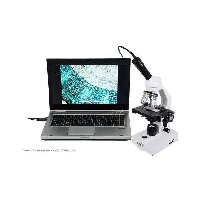 Alt view image 2 of 4 - 2MP Digital Microscope Imager for Classroom Imaging | Convert Your Microscope to Digital, Capture Photos & Video, Fits Most Microscopes, USB Powered, Great for Education