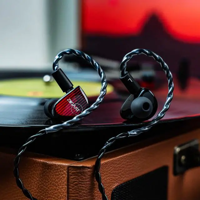 Alt view image 3 of 6 - ZiiGaat x Vivir Digital:Rumba 10mm Graphene DD In Ear Monitor Wired Earbuds | Dual-Cavity Acoustics, Engaging Balanced Tuning, Detachable 2-Pin Cable, IEM Earphones for Audiophiles & Gamers (with Mic)