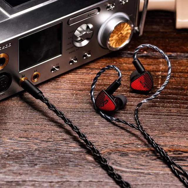 Alt view image 4 of 6 - ZiiGaat x Vivir Digital:Rumba 10mm Graphene DD In Ear Monitor Wired Earbuds | Dual-Cavity Acoustics, Engaging Balanced Tuning, Detachable 2-Pin Cable, IEM Earphones for Audiophiles & Gamers (with Mic)