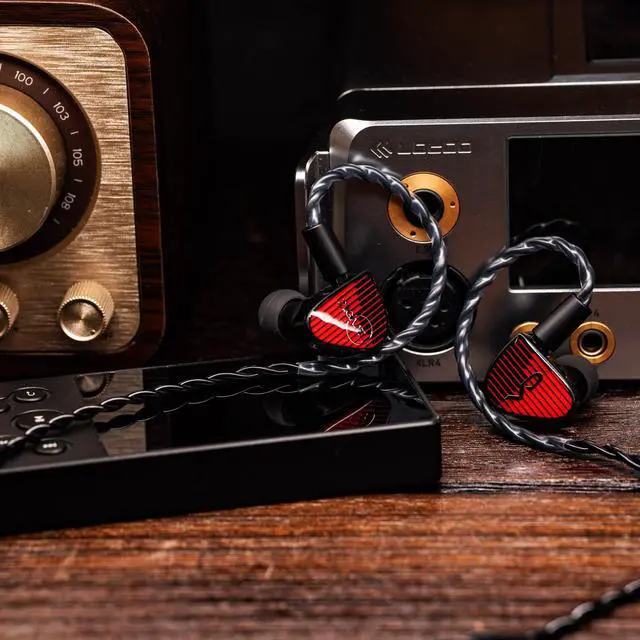 Alt view image 5 of 6 - ZiiGaat x Vivir Digital:Rumba 10mm Graphene DD In Ear Monitor Wired Earbuds | Dual-Cavity Acoustics, Engaging Balanced Tuning, Detachable 2-Pin Cable, IEM Earphones for Audiophiles & Gamers (with Mic)