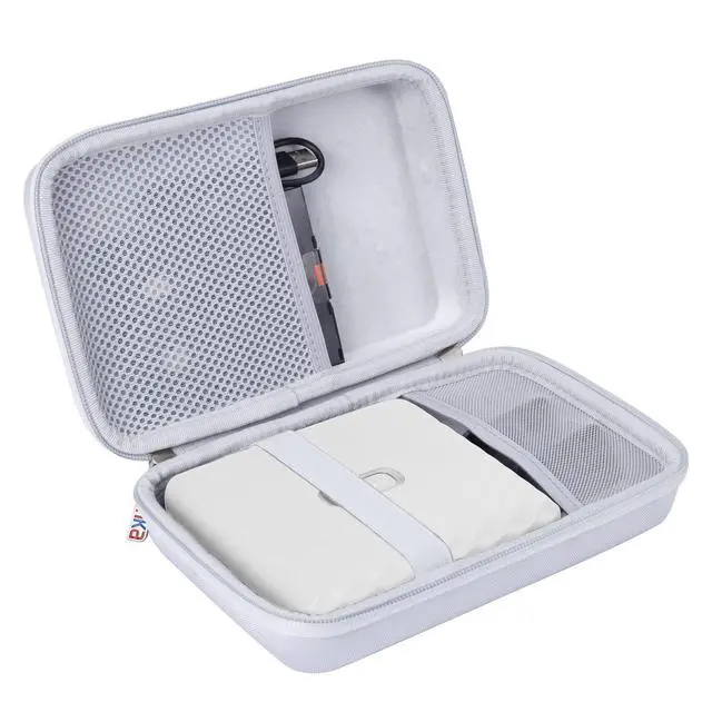 Alt view image 2 of 6 - for Fujifilm Instax Link Wide Printer Hard Travel Case (White) | Compatible with Fujifilm Instax Link Wide Photo Printer;Hard Case with included photo album,Case Only