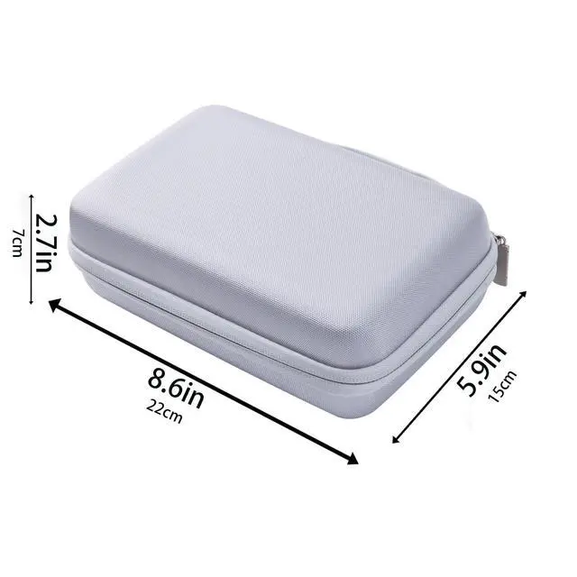Alt view image 5 of 6 - for Fujifilm Instax Link Wide Printer Hard Travel Case (White) | Compatible with Fujifilm Instax Link Wide Photo Printer;Hard Case with included photo album,Case Only