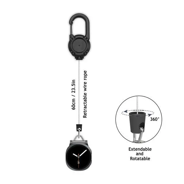 Alt view image 3 of 6 - Nurse Watch Fob for Samsung Galaxy Watch 9/8 40/44mm Doctors Band | Nurse Doctors Healthcare Paramedics Replacement Straps for Samsung Galaxy Watch 8/9 40/44mm,8 Classic 46mm Necklace Keychain