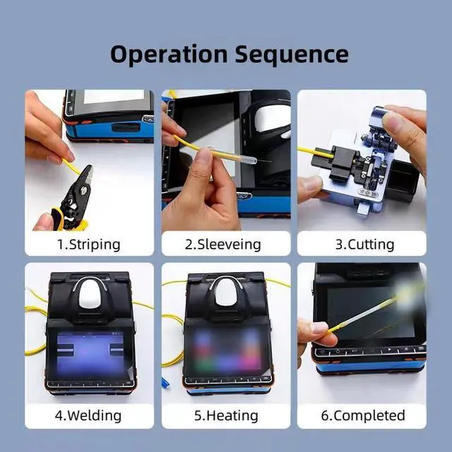 Alt view image 3 of 6 - 250PCS Fiber Fusion Splicer Heat Shrinkable Tube(Pre-Shrunk),2.4mm Diam 60mm Length Suitable for Optical Fiber Cables Within 1.5mm,with Box,304 Stainless Steel PE Clear Protection Sleeves
