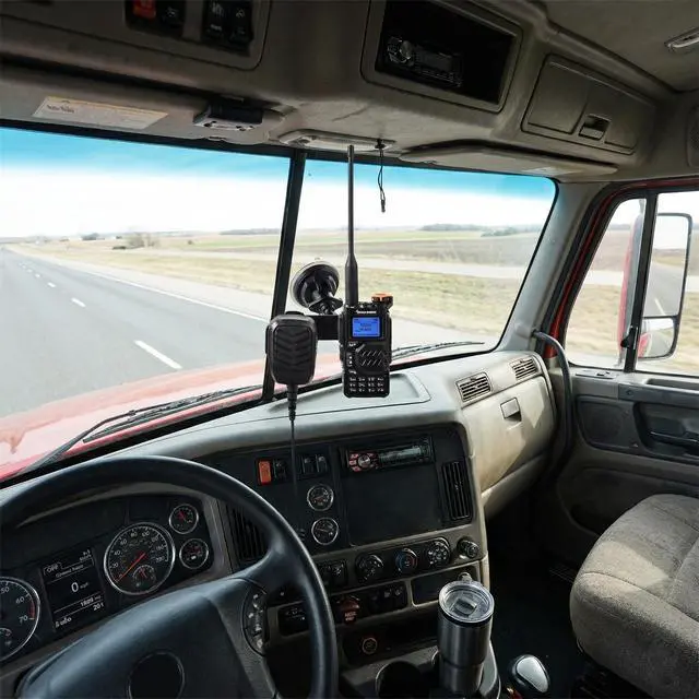 Alt view image 5 of 6 - Universal Walkie Talkie Mount Holder with 25mm 1 Inch Ball Base, Heavy Duty Design for Handheld Transceiver, CB Mic and Speaker Microphone Compatible with RAM Mounts B Size Double Socket Arm