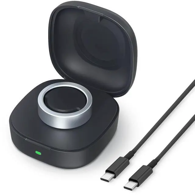 Main image of Wireless Charger Case Compatible with Oura Ring Gen3 Heritage/Horizon Small Portable Travel Charging Box for Smart Ring, Size 11