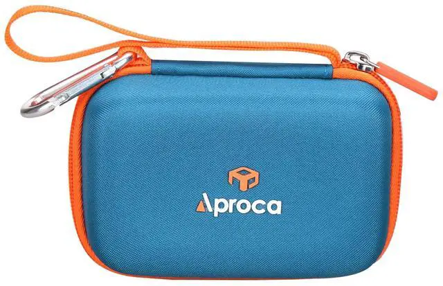 Alt view image 5 of 6 - Case Compatible with JBL Go 4 / Go 3 Ultra-Portable Waterproof Dustproof Bluetooth Speaker, Portable Storage Bag for Accessories -Blue (Case Only)