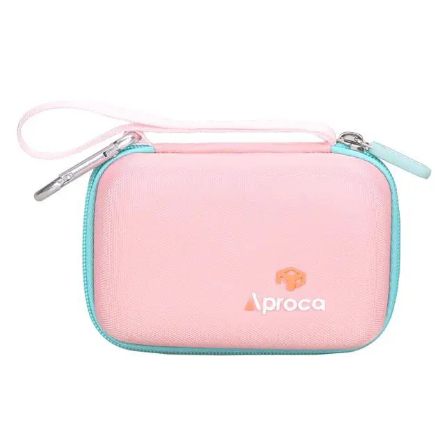 Alt view image 5 of 6 - Case Compatible with JBL Go 4 / Go 3 Ultra-Portable Waterproof Dustproof Bluetooth Speaker, Portable Storage Bag for Accessories -Pink (Case Only)
