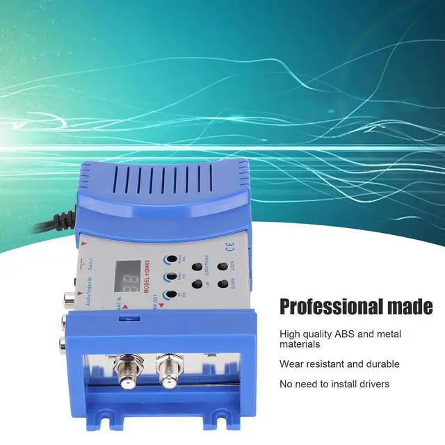 Alt view image 4 of 6 - HDMI to RF Modulator, HD Modulator PAL NTSC Format HD Multimedia Interface AV to RF Coaxial Converter for Home TV 90240V (US Plug), x62eqs8hf7-11