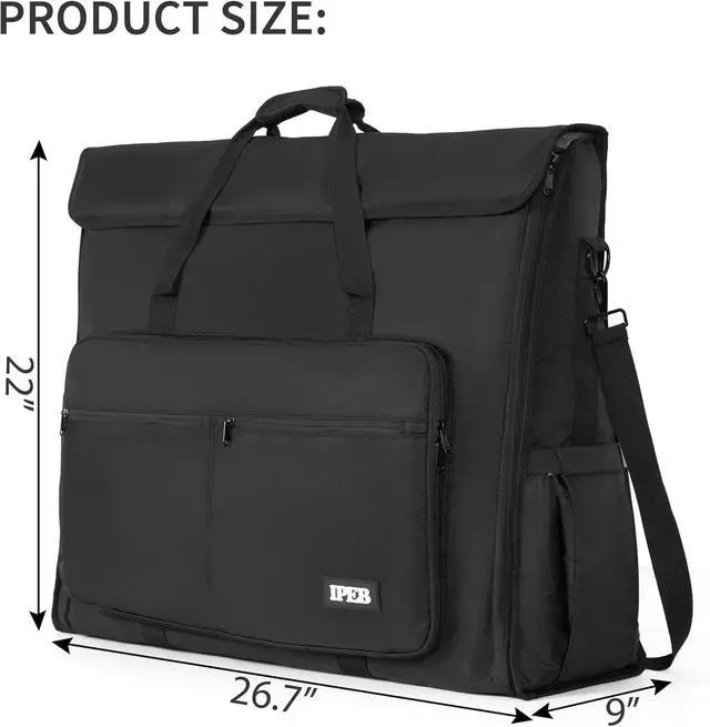 Alt view image 3 of 6 - 27 Inch iMac Carrying Case, Padded Apple Monitor Travel Tote Bag | Screens Carrier, Computer Transport Bag Compatible with 27" Monitor and Accessories