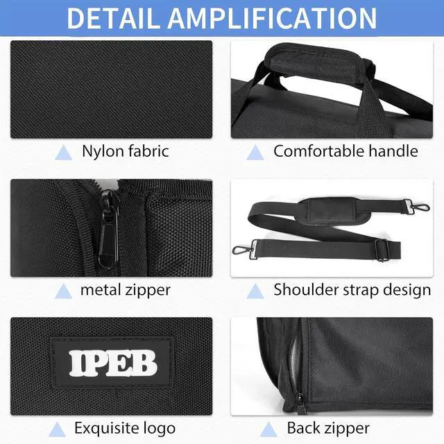 Alt view image 5 of 6 - 27 Inch iMac Carrying Case, Padded Apple Monitor Travel Tote Bag | Screens Carrier, Computer Transport Bag Compatible with 27" Monitor and Accessories