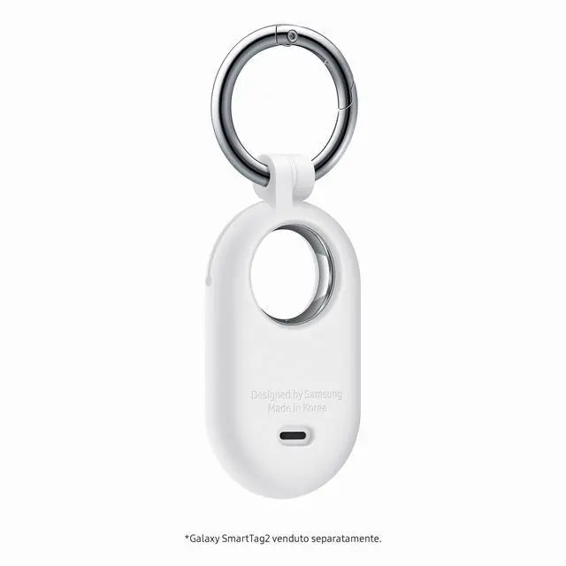 Alt view image 3 of 3 - Galaxy Official Silicone Case for SmartTag2, White