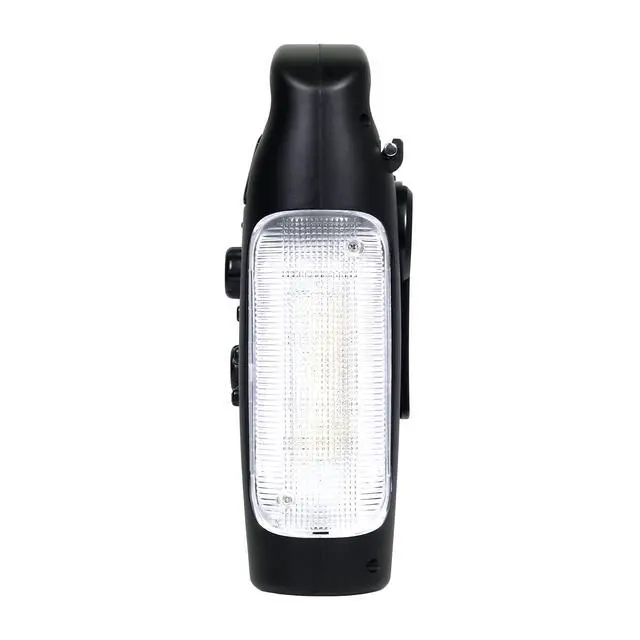Alt view image 4 of 6 - KA340 Solar Dynamo Hand Crank Rechargeable LED Camping Lantern for Emergency AM/FM/SW NOAA Weather Alert Solar Radio with Bluetooth, Flashlight, Phone Charger, MP3 Player & Siren (Gold)