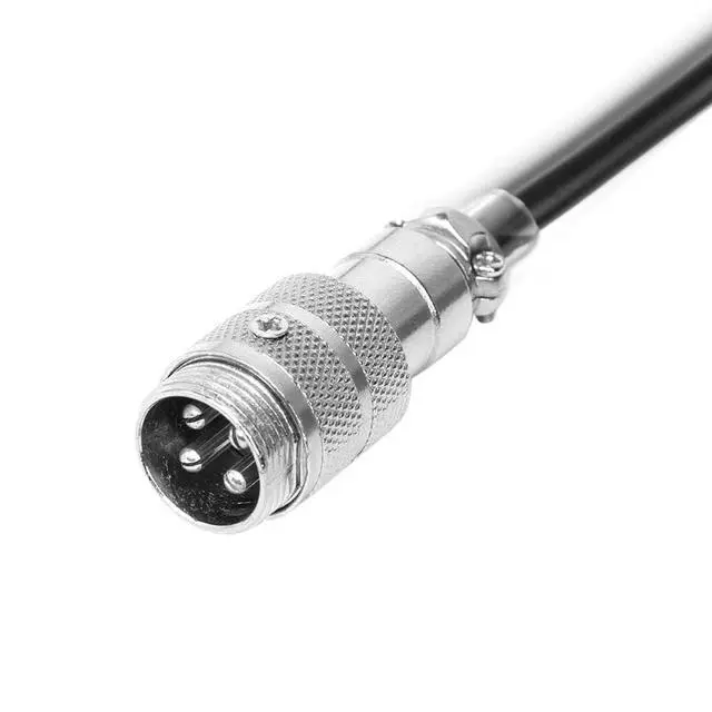 Alt view image 4 of 4 - 4 Pin Male to 6 Pin Female Microphone Cable Adapter 1.8M Durable Coiled Cord Compatible with CB Radio 880/980