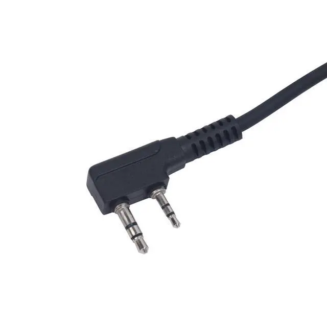 Alt view image 2 of 6 - GA Dual Plugs General Aviation Headset Twin Jacks Helicopter Headphone Adapter Connector Cable (3/16" Mic Jack and 1/4" Speaker Jack) to K1 Plug 2-Pin Radio Walkie Talkie Extension Cord
