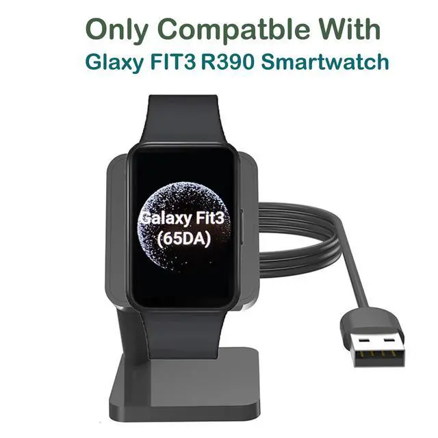 Alt view image 2 of 6 - Charger Dock for Galaxy Fit 3, Magnetic Charging Stand Base with 3.3 Feet Charger Cable, Portable Charge Station Only Compatible with Galaxy Fit 3 Smartwatch