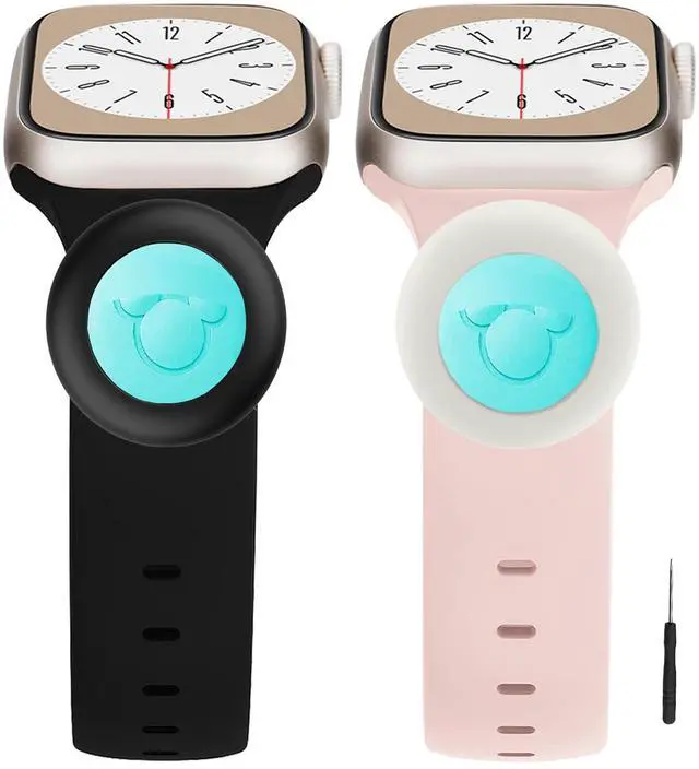 Main image of Compatible with Magic Band 2.0 Puck Holder | Compatible with Magic Band Locks & Clips - Soft Stretchy Siliconee & Durable for Parks