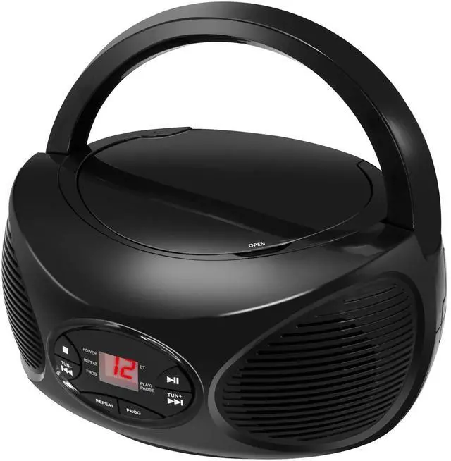 Main image of Bluetooth CD Boombox with FM Radio, Portable Stereo Speaker