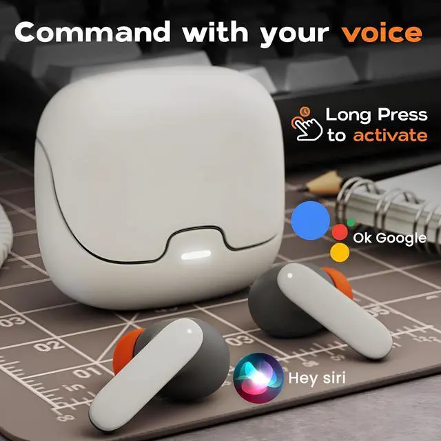 Alt view image 3 of 5 - True Wireless Earbuds Mic ENC, Earphones & Headphones in Flipcart, Black