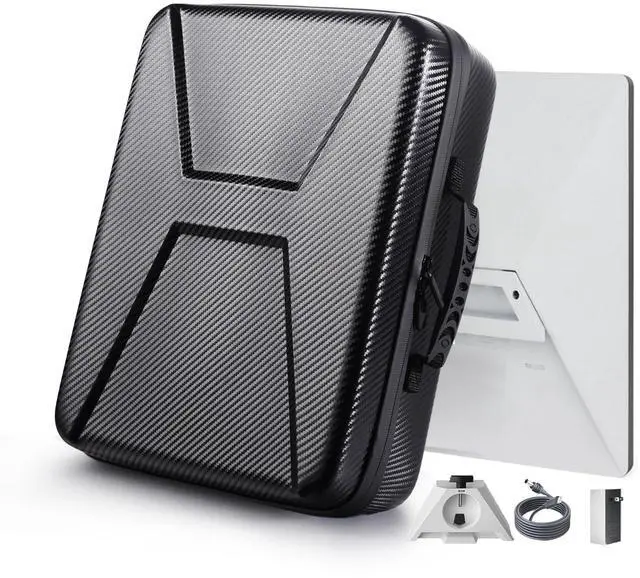 Main image of Starlink Mini Case, Portable Shockproof EVA Starlink Case Travel Organizer Storage Bag Protective Waterproof with Carrying Handle for Starlink Mini Router & Accessories (Black)