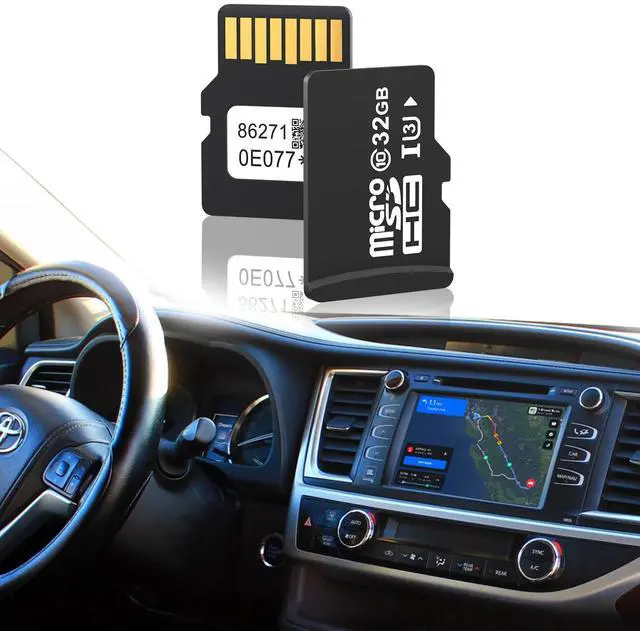 Main image of 2026 Latest 86271-0e077 Navigation SD Card Fits Toyota Prius Highlander 4Runner Camry Corolla Tacoma RAV4 Tundra Sienna Venza Mirai Avalon, Toyota Navigation SD Card Update USA CAN MEX Offline Maps