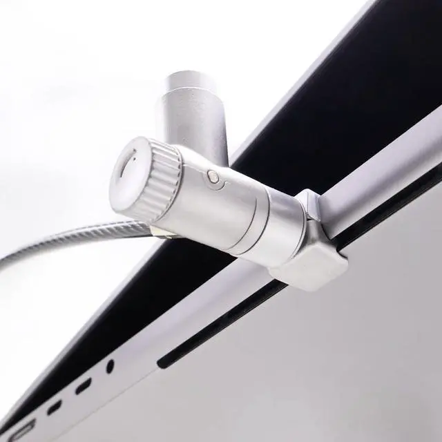 Alt view image 2 of 4 - MacBook Pro Security Lock Key Type, 6ft Steel Cable, Vent-Insert Design for 14/16 inch Models, Space Gray