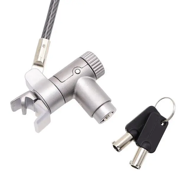 Alt view image 4 of 4 - MacBook Pro Security Lock Key Type, 6ft Steel Cable, Vent-Insert Design for 14/16 inch Models, Space Gray