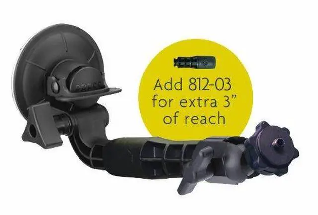 Alt view image 6 of 6 - 809 Camera Window Suction-Cup Mount, Black