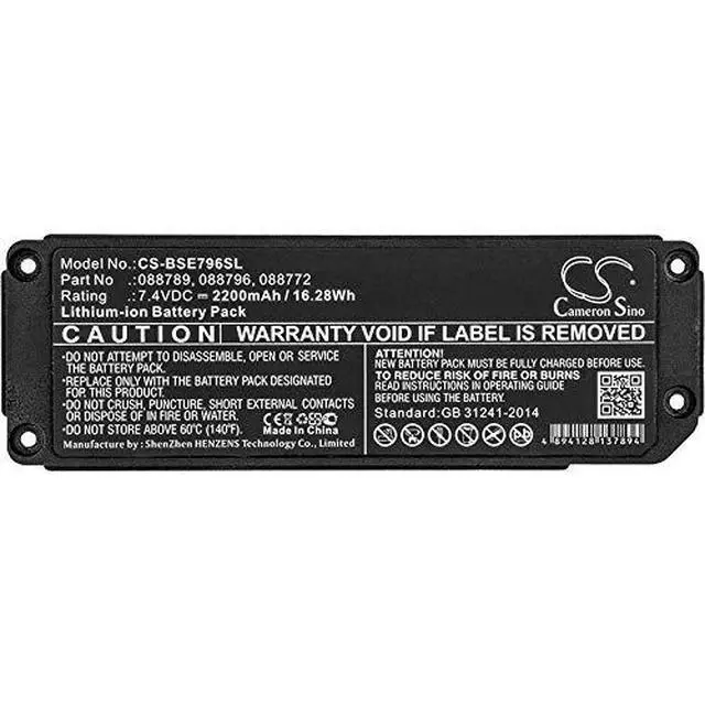 Alt view image 3 of 4 - Replacement Battery for Bose 088796 Soundlink Mini 2 088772 088789