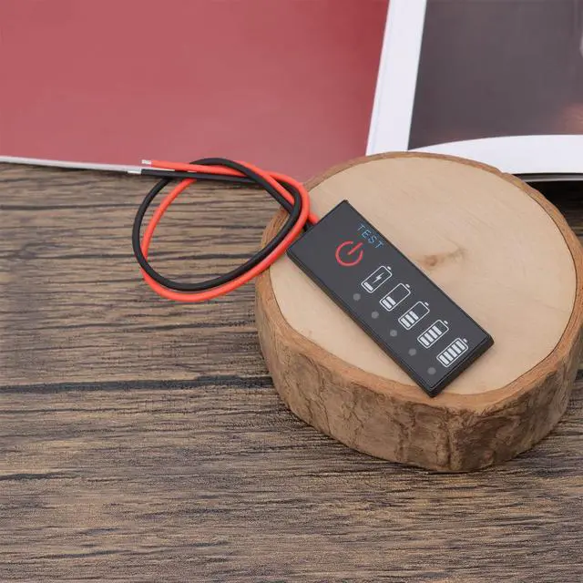 Alt view image 5 of 6 - 4PCS Li-ion Battery Capacity Voltage Meter Tester 1S 3.7V 15mA Line Length 14.5cm 40x15x2.7mm Lithium Battery Capacity Indicator Module