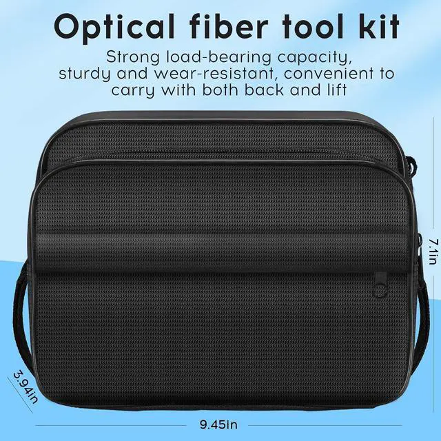 Alt view image 6 of 6 - 13 in 1 Fiber Optic Cleaning Tool kit with 400x Optical Fiber Microscope SC/LC Cleaning Pen 2.5mm 1.25mm Interface Cleaning Box with Replace core Fiber Optic Cleaner kit FTTH Clean Tool Kit