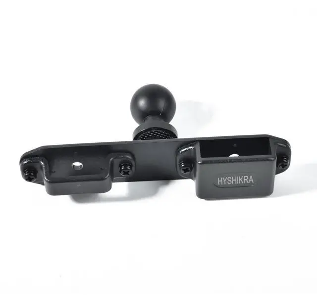 Main image of Universal Radio Bracket, Walkie-talkies Back Clip Mount, Radio Microphone Holder with 25mm 1" Ball Adapter Compatible with RAM Mounts B Size Double Socket Arm