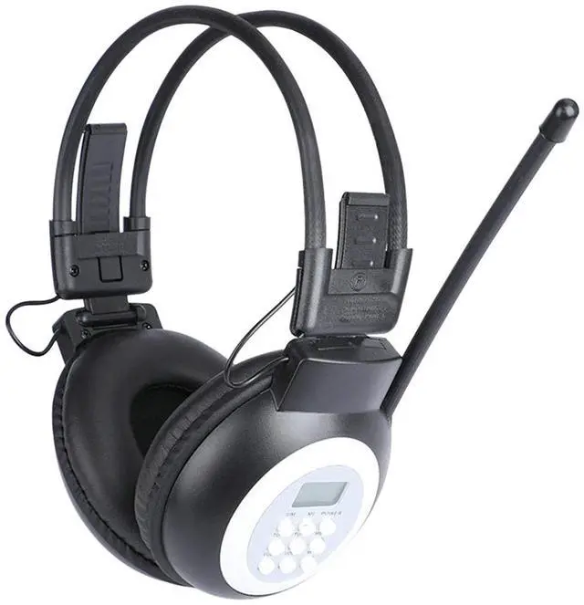 Main image of Headphone Radio,Portable FM Radio Headphones with LCD Display Noise Reduction Ear Muffs,FM Receiver Headphones,Wireless Headset with Radio for Walking,Jogging,Daily Works