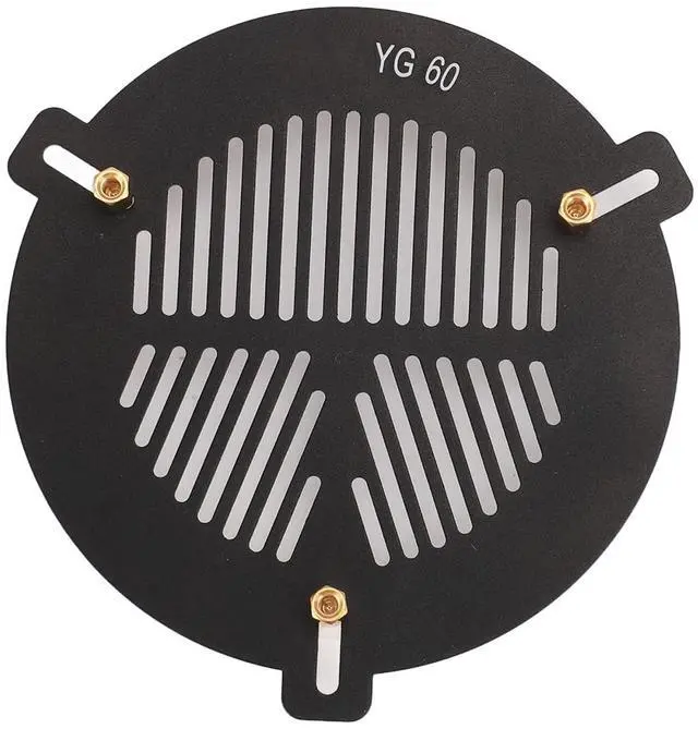 Main image of Bahtinov Mask Focusing Mask for Telescopes, Aluminum Alloy Focus Fishbone Acts for Outer Diameter from 63mm to 89mm Telescopes