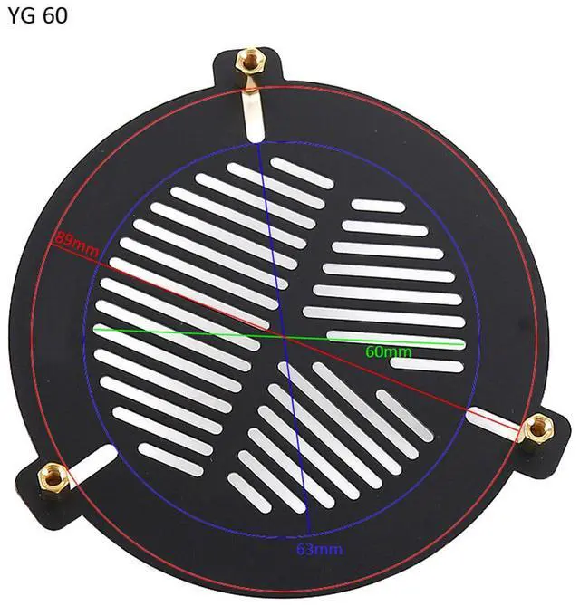 Alt view image 4 of 6 - Bahtinov Mask Focusing Mask for Telescopes, Aluminum Alloy Focus Fishbone Acts for Outer Diameter from 63mm to 89mm Telescopes