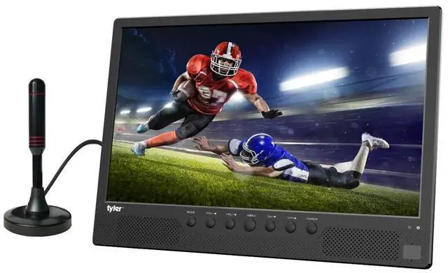 Main image of TM710-14 14" Portable LCD HD TV Television and Monitor HDMI USB SD MMC Built in Speakers AC/DC Built in Stand
