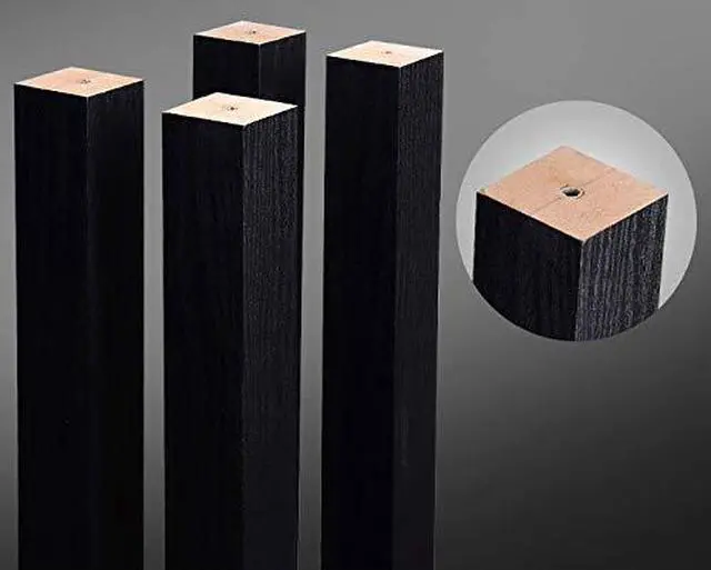 Alt view image 2 of 3 - M5 Speaker Racks MDF 24 inch HiFi Audio Loudspeaker Stands for Bookshelf Speakers Pair Supports 150 Lbs (PVC Finish Black) (Black)