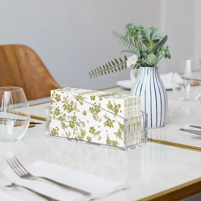 Alt view image 2 of 7 - HIIMIEI Acrylic Napkin Holder, Bathroom Vertical Guest Towel Holder 1 Pack
