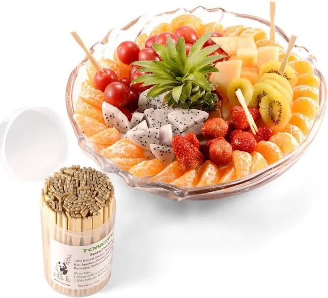 Alt view image 5 of 7 - Mini Bamboo Forks 3.5 inch, Cocktail Forks Appetizer Forks, Small Wood Forks for Fruit, Disposable Tiny Food Picks for PartyCharcuterie Supplies Accessories, Wooden Toothpicks Fork. 110 PCS