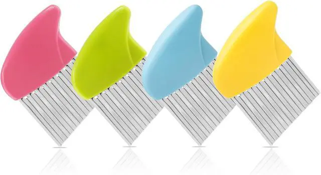 Alt view image 4 of 6 - Luomorgo 4 Pack Stainless Steel Potato Crinkle Cutter