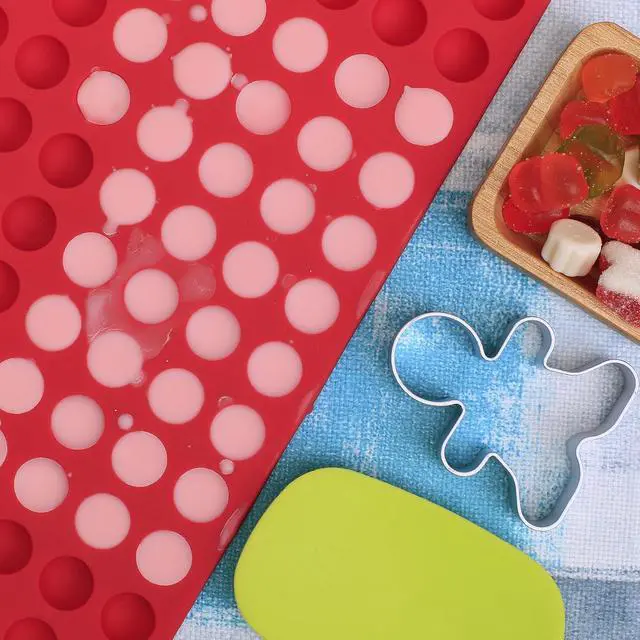 Alt view image 7 of 7 - Mini Round Silicone Molds, 148 Cavities Semi Sphere