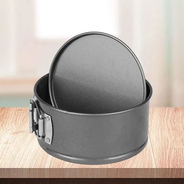 Alt view image 3 of 6 - Cake Pan,5 Inch with Removable Bottom Round Cake Pan,Non-Stick And Leakproof,Carbon Steel Cake Baking Tray