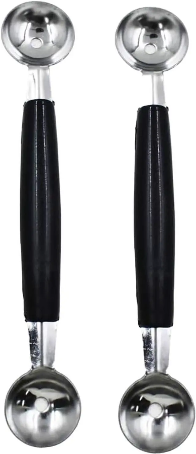 Main image of 2 Pack Double Ended Headed Fruit Icecream Ball Spoon Melon Baller
