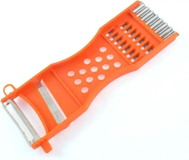 Alt view image 2 of 4 - uxcell Kitchen Multifunction Vegetable Fruit Grater Slicer Peeler 6.7In