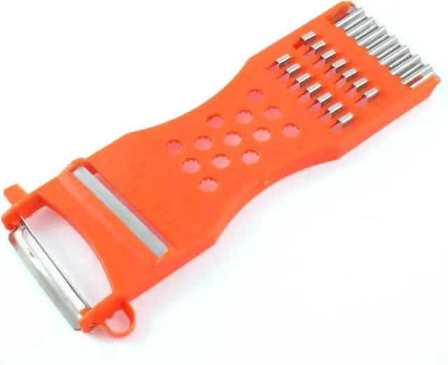 Alt view image 3 of 4 - uxcell Kitchen Multifunction Vegetable Fruit Grater Slicer Peeler 6.7In